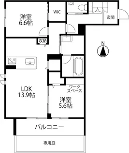 リノア泉が丘【1階】の間取り