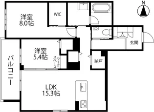 リノア泉が丘【1階】の間取り