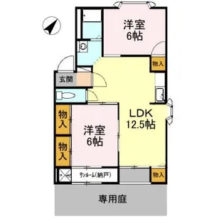 セジュールNY(セジュールエヌワイ)【1階】の間取り