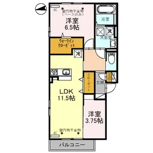 グランファード【1階】の間取り