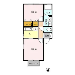 Stella Cceur(ステラクール)【2階】の間取り