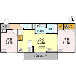 Erbe(エルベ)【1階】の間取り