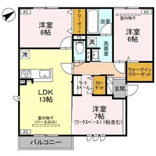 SCRUM【2階】の間取り