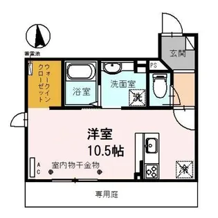 ティエリア2【1階】の間取り