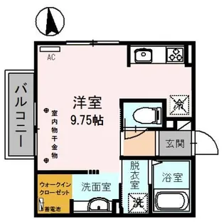 ティエリア2【1階】の間取り