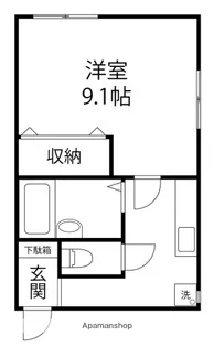 GRAND VILLA A【205号室】の間取り