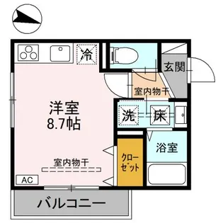 トリニティマーチ【1階】の間取り