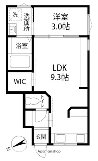 (仮)光が丘3丁目アパート【203号室】の間取り