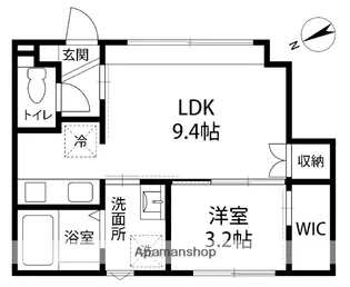 (仮)光が丘3丁目アパート【207号室】の間取り