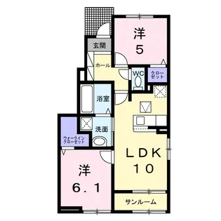 ルアーナ【1階】の間取り