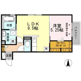 REVE(レーヴ) C棟【1階】の間取り
