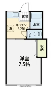 リバーサイド1番館【203号室】の間取り