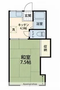 リバーサイド1番館【103号室】の間取り