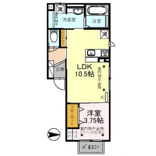 LA BONHER【2階】の間取り