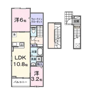 セレーノ【3階】の間取り