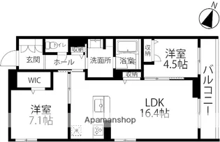 シクラシオン【2階】の間取り