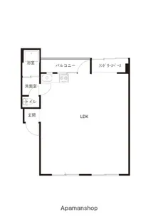 IDEAL NORTH【405号室】の間取り
