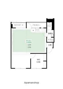 IDEAL NORTH【504号室】の間取り