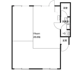 CONTENTO NORTH【102号室】の間取り