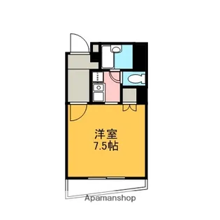 フラッツ100野町【201号室】の間取り