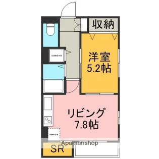 セサⅢ【302号室】の間取り