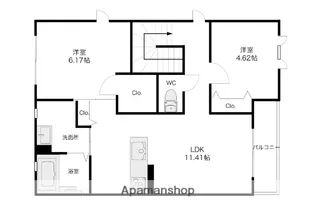 LIFE【A203号室】の間取り