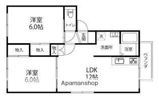 パコン泉野【C206号室】の間取り