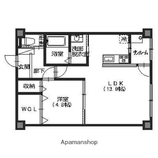 ノルテ・フェーラ【102号室】の間取り
