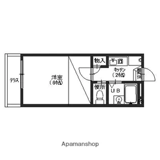 ディユ・リジエール【104号室】の間取り