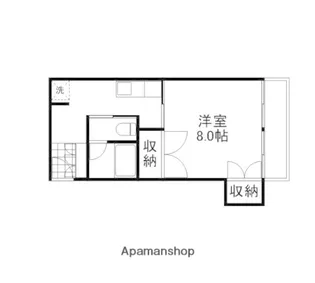 コーポラス池田町【203号室】の間取り