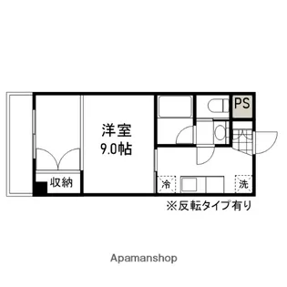 ラフィーネ兼六【303号室】の間取り