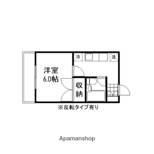 ラフィーネ兼六【401号室】の間取り