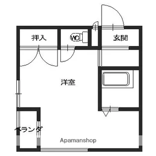 クルエボヌール駅前【603号室】の間取り