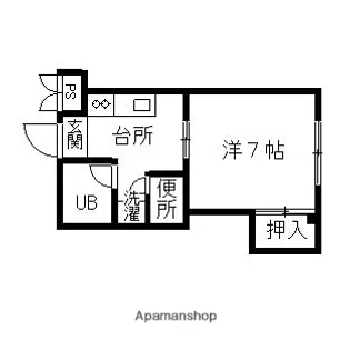 ハイジャー芳斉【306号室】の間取り
