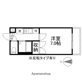 サンヴェール森山【102号室】の間取り