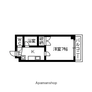 サンヴェール森山【2階】の間取り