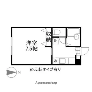 コルティーレ【102号室】の間取り