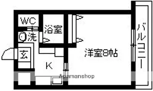 ノースヴィレッジⅡ【403号室】の間取り