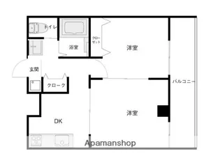 2Kの間取り画像