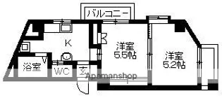 ノースヴィレッジⅡ【401号室】の間取り