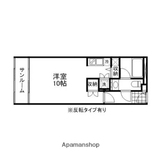 ファーストレーベン昭和町【401号室】の間取り