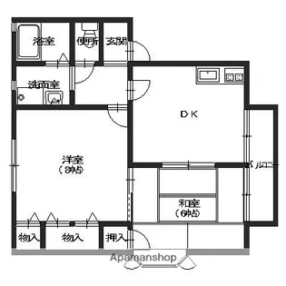 ジョリエス【202号室】の間取り