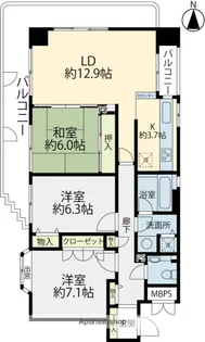 ファミール武蔵【306号室】の間取り
