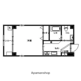 KINO COURT【401号室】の間取り