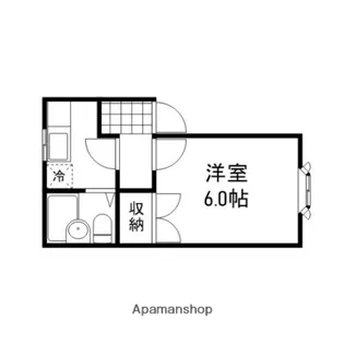 アルカディア31 壱番館【206号室】の間取り