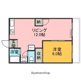 サンク・アムール【503号室】の間取り