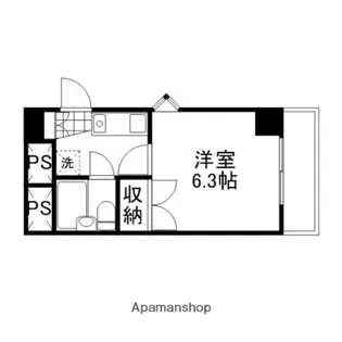 サンライズ山善【201号室】の間取り