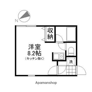 セジュール中央【202号室】の間取り