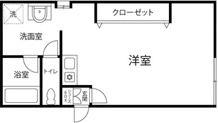 エスポワール8【101号室】の間取り