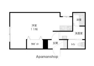エスポワール8【201号室】の間取り